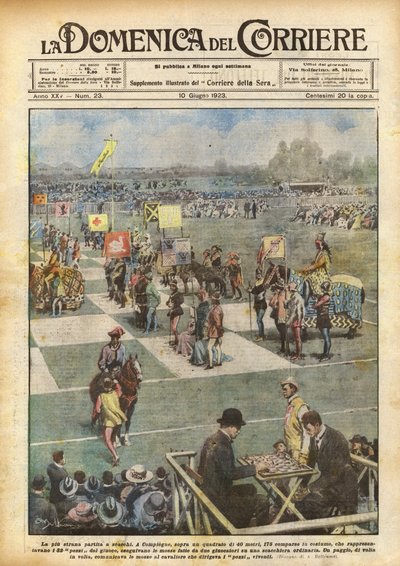 O mais estranho jogo de xadrez de Achille Beltrame