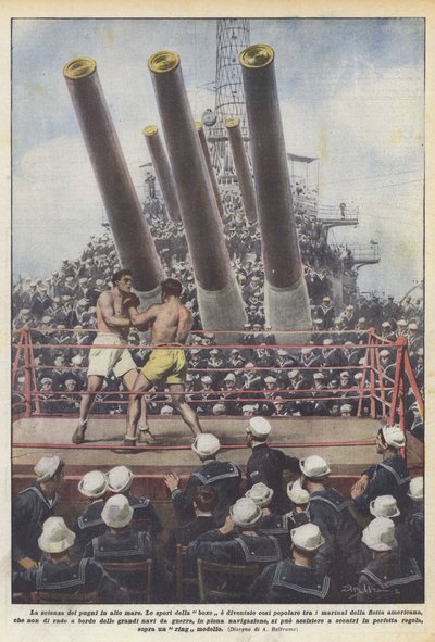 A ciência dos punhos em alto mar de Achille Beltrame