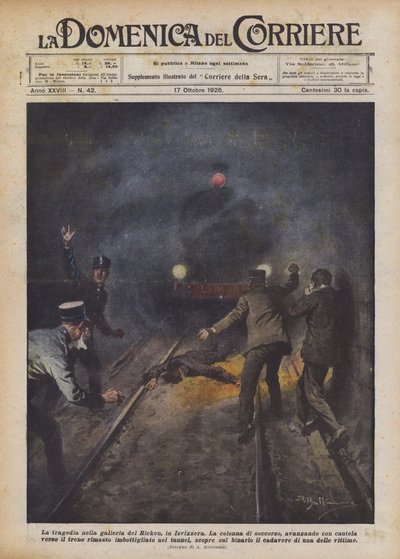 A tragédia na galeria Ricken na Suíça de Achille Beltrame