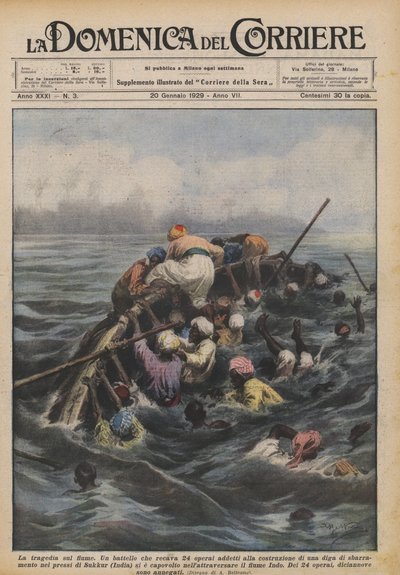A tragédia no rio de Achille Beltrame
