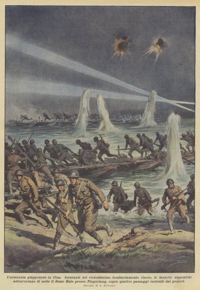Lavanzata japonês na China de Achille Beltrame