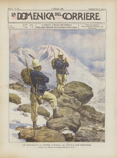 Le Sentinelle Ai Confini DItália, Al Piccolo San Bernardo de Achille Beltrame