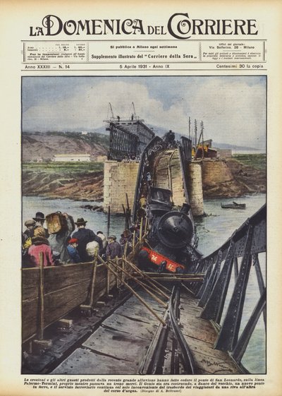 Será que a erosão e outras falhas produzidas pela recente grande enchente deram lugar à ponte de Achille Beltrame