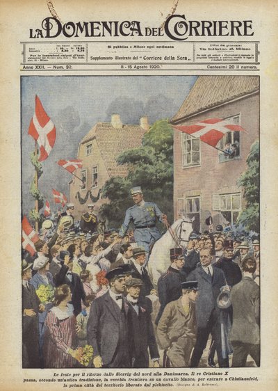 As partes para o retorno do norte do Slesvig para a Dinamarca de Achille Beltrame