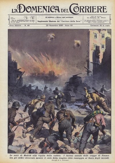 As noites de Madri na véspera da queda de Achille Beltrame