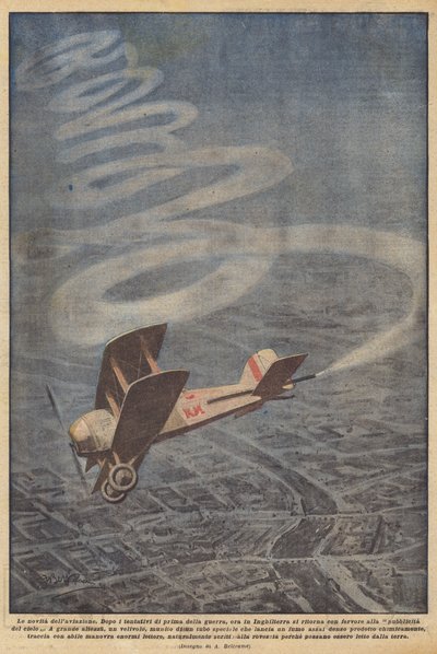 A notícia da aviação de Achille Beltrame