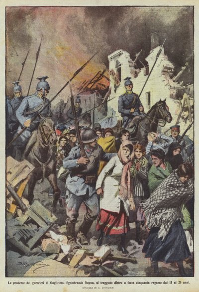 A proeza dos guerreiros de Guglielmo de Achille Beltrame
