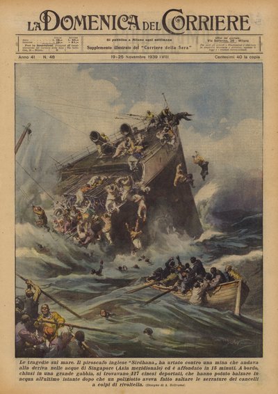 As tragédias no mar de Achille Beltrame