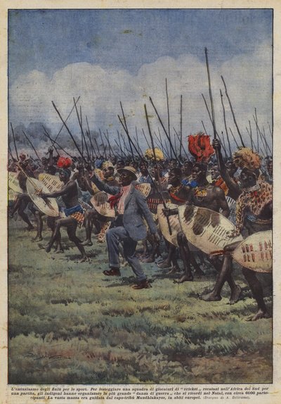 Entusiasmo zulu pelo esporte de Achille Beltrame