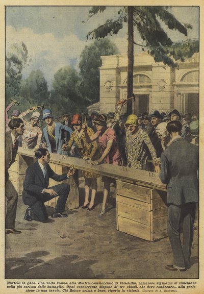 Martelos na corrida de Achille Beltrame