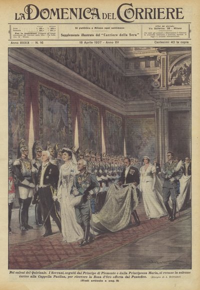 Nos salões do Quirinale de Achille Beltrame