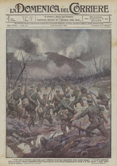 Nas áreas de Gorizia de Achille Beltrame