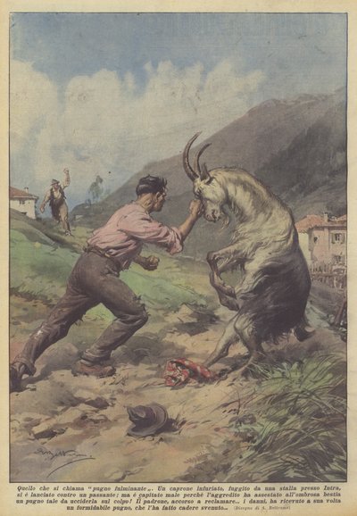 O que é chamado de soco fulminante de Achille Beltrame
