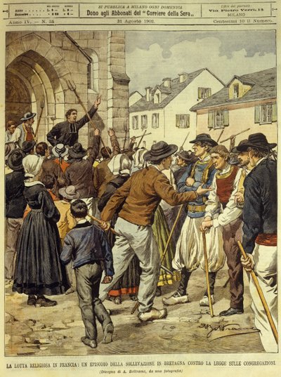 A luta religiosa na França, 13 de abril de Achille Beltrame