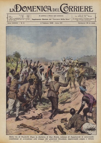 No caminho para Neghelli de Achille Beltrame