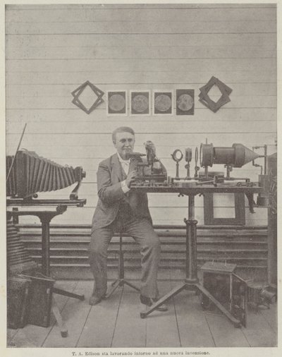 TA Edison está trabalhando em uma nova invenção de Achille Beltrame