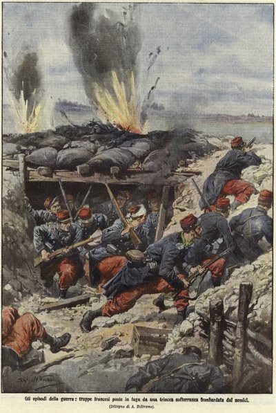 Os eventos da guerra de Achille Beltrame