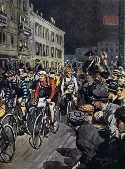 Viagem à Itália a partir de Milão, de La Domenica del Corriere, Itália de Achille Beltrame