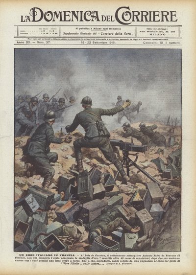 Um herói italiano na França de Achille Beltrame