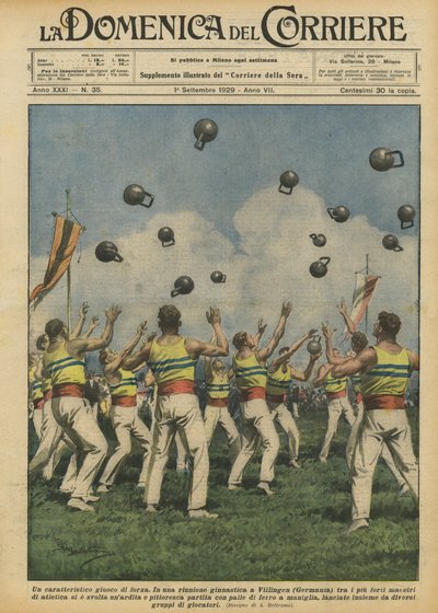 Um jogo característico de força de Achille Beltrame