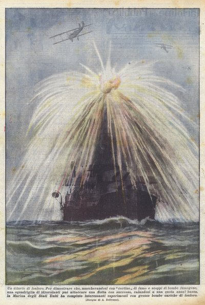 Uma inundação de fósforo de Achille Beltrame