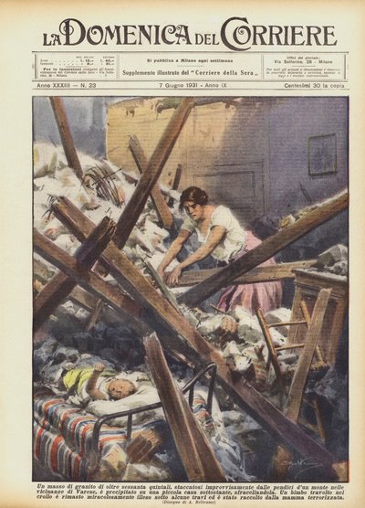 Um pedregulho de granito de mais de sessenta quintais, subitamente destacado das encostas de Achille Beltrame