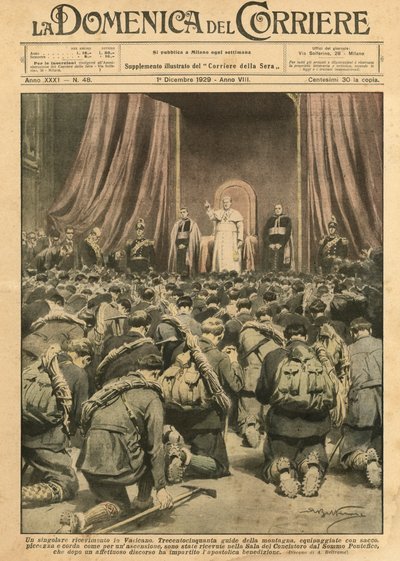 Uma recepção singular no Vaticano de Achille Beltrame