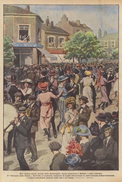 Um curioso antigo costume da Cornualha de Achille Beltrame