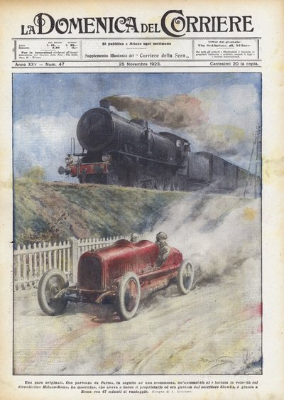 Uma corrida original de Achille Beltrame