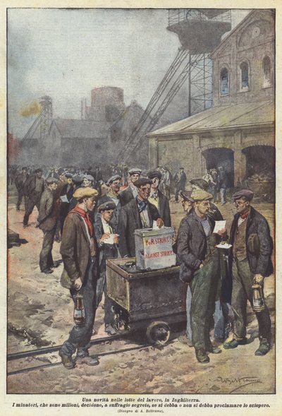 Uma novidade em lutas trabalhistas, na Inglaterra de Achille Beltrame