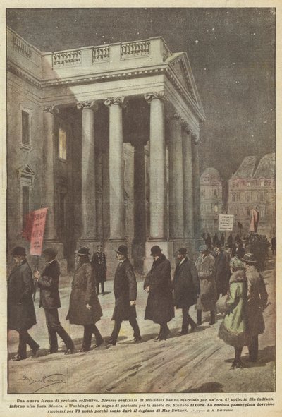 Uma nova forma de protesto coletivo de Achille Beltrame