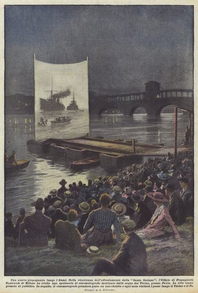 Uma nova propaganda ao longo dos rios de Achille Beltrame
