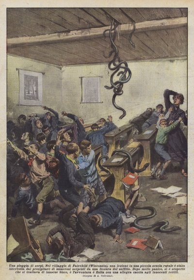 Uma chuva de cobras de Achille Beltrame