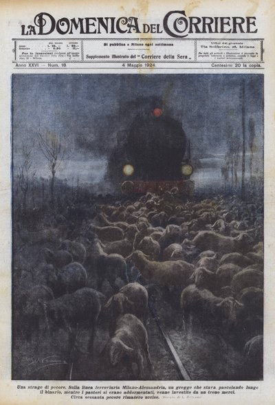 Um massacre de ovelhas de Achille Beltrame