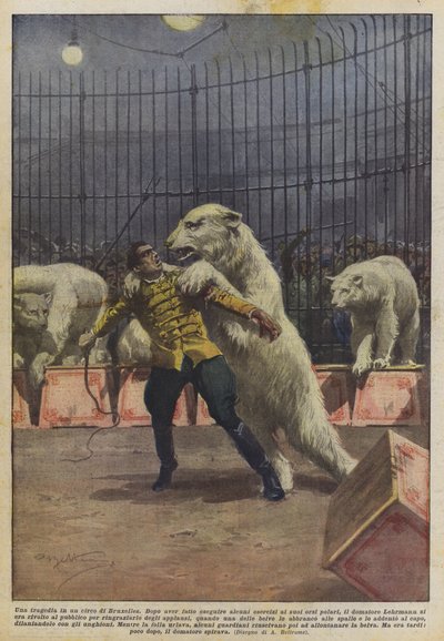 Uma tragédia num circo em Bruxelas de Achille Beltrame