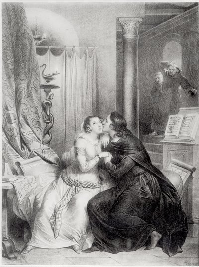 Heloísa e Abelardo de Achille Devéria