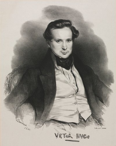 Victor Hugo, 1829. de Achille Devéria