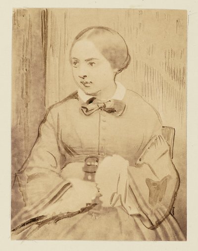 [Retrato de uma jovem, provavelmente Cécile Devéria] de Achille Devéria