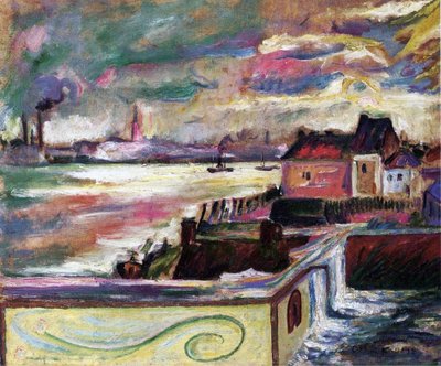 Antuérpia, c.1906 (óleo sobre tela) de Achille Emile Othon Friesz