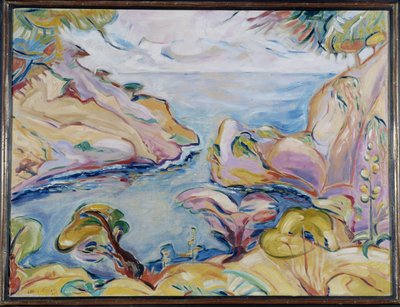 La Calanque de Figuerolles a La Ciotat Achille-Emile (Achille Emile) Othon Friesz (1879-1949) 1907 Menção obrigatória: Fondação de colecção no que respeita a Provença, Marselha de Achille Emile Othon Friesz