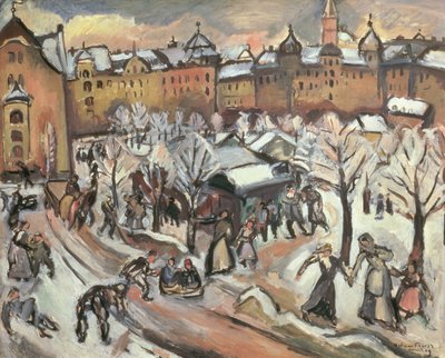 Neve em Munique de Achille Emile Othon Friesz