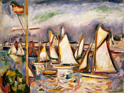 A Regata em Antuérpia de Achille Emile Othon Friesz