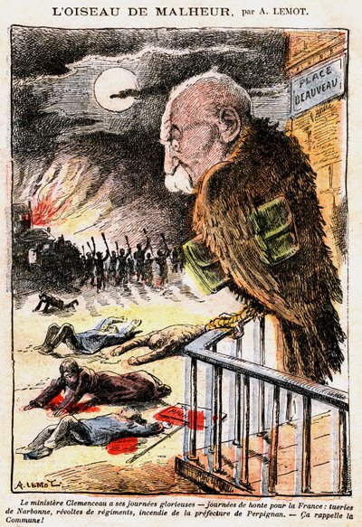 George Clemenceau em Le Pelerin de Achille Lemot
