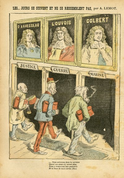 Ilustração de Achille Lemot (1846-1909) em Le Pelerin de Achille Lemot