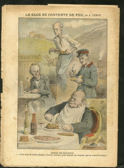 Ilustração de Achille Lemot (1846-1909) em Le Pelerin de Achille Lemot