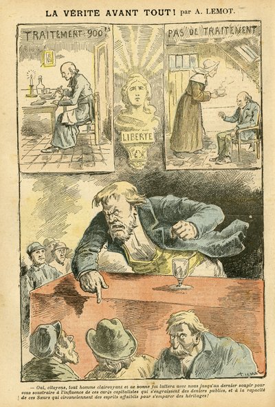 Ilustração de Achille Lemot (1846-1909) em Le Pelerin de Achille Lemot
