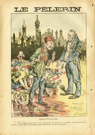 Ilustração de Achille Lemot (1846-1909) em Le Pelerin de Achille Lemot
