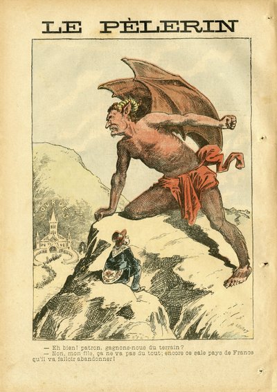 Ilustração de Achille Lemot (1846-1909) em Le Pelerin de Achille Lemot