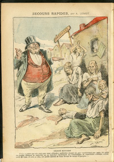 Ilustração de Achille Lemot (1846-1909) em Le Pelerin de Achille Lemot