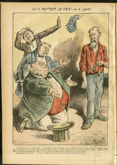 Ilustração de Achille Lemot (1846-1909) em Le Pelerin de Achille Lemot